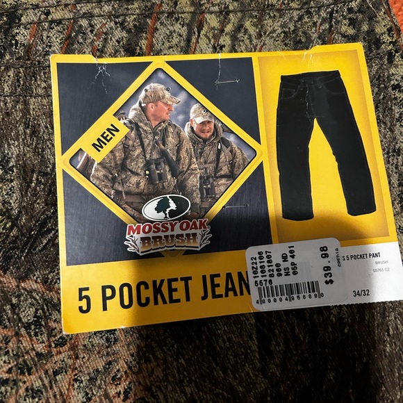 New Camouflage 5 Pocket Mossy Oak Brush Pants - Picture 4 of 6